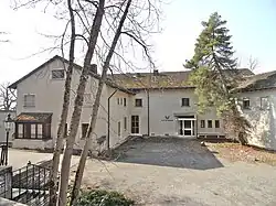 Villa Nager in Küsnacht, Gebrüder Pfister, 1937. Schweizer Ausprägung des Heimatstils („Landistil“).