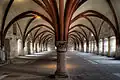 Dormitorium im Kloster Eberbach, im Film das Skriptorium[13]