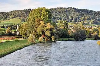 Gubrist mit Kloster Fahr und Limmat