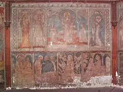 Die „Lambertuswand“ im Kloster Lambrecht (14.&nbsp;Jahrhundert)