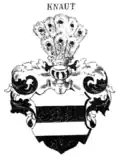 Wappen der Knaut in Siebmachers Wappenbuch von 1884