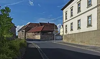 An der Abzweigung nach Wonfurt