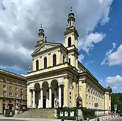 Blick von der Ulica Chłodna