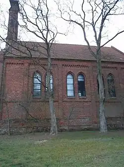 Die Südseite der Kirche