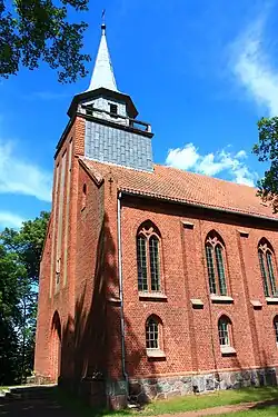 Die Mariä-Himmelfahrt-Kirche in Szymonka / Kirche in Schimonken (Schmidtsdorf)