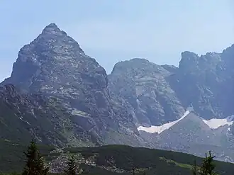 Blick von dem Tal Dolina Gąsienicowa