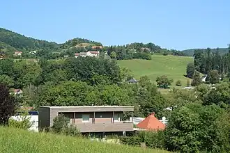 Kogelberg (Mitte links) von Südosten