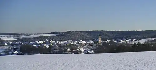 Blick auf Kohlberg, Januar 2007