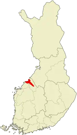 Lage von Kokkola in Finnland