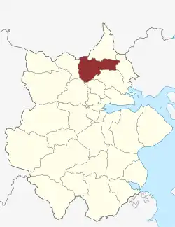 Lage des Almind Sogn in der Kolding Kommune