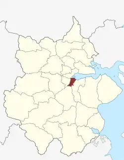 Lage des Brændkjær Sogn in der Kolding Kommune