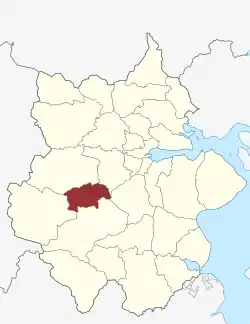 Lage des Hjarup Sogn in der Kolding Kommune