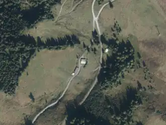 Kolleralm aus der Vogelperspektive