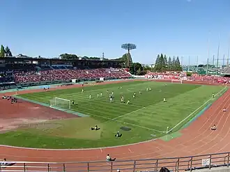 Das Urawa Komaba Stadium in Saitama (Oktober 2010)