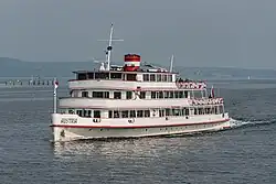 Die Austria beim Einlaufen in Konstanz (2022)