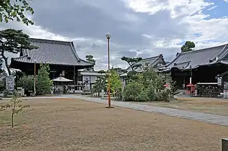 Daishidō, Kannondō und Kariteidō rechts