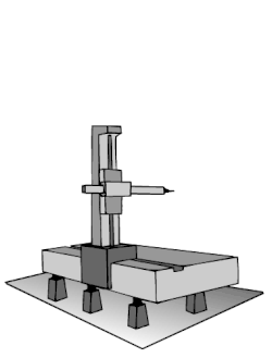 Ständerbauweise mit beweglichem Horizontalarm