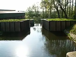 Die Koppelschleuse von oben