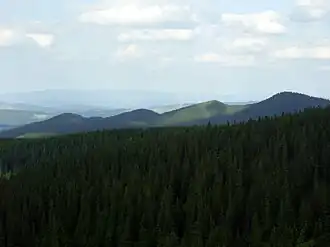 Blick von den Suche Czuby