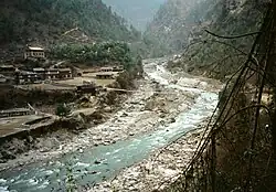 Fluss Dudhkoshi bei Ghat (Bild von 1997)