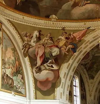 Freske mit der Allegorie Europa