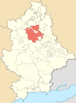 Rajon Kostjantyniwka bis Juli 2020