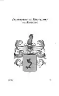 Wappen der Freiherren Kottulinsky von Kottulin
