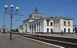 Bahnhofsgebäude in Kowel