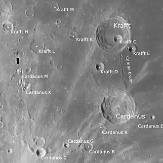 Cardanus und Krafft (LROC-WAC)