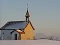 Kapelle von Raiggers mit Zugspitze