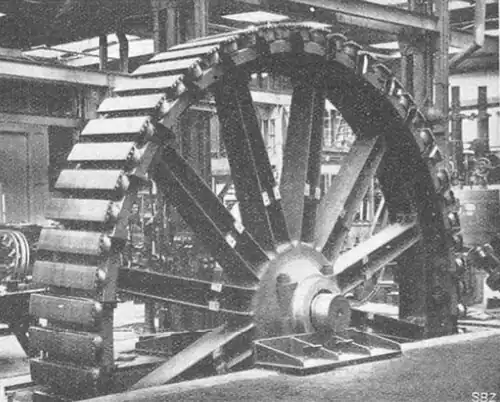 Generator-Läufer während Montage (BBC)