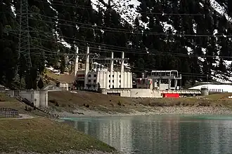 Oberirdischer Teil des KW Kühtai