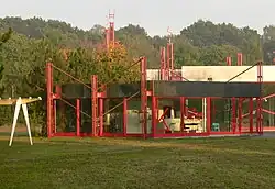 Servicegebäude des Museums