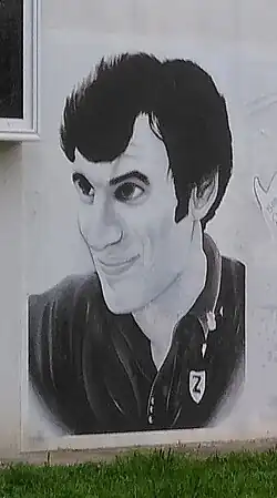 Wandmalerei von Krešimir Ćosić in Zadar