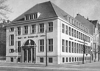 Kreissparkasse Cottbus, Bahnhofstraße 22 (1950)