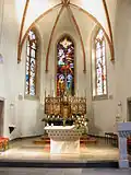 Altar in der Apsis