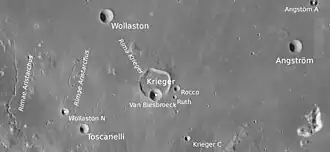 Krieger und Umgebung (LROC-WAC)