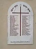 Kriegerdenkmal der Pfarrei