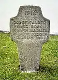 Gedenkstein für die Opfer des Ersten Weltkrieges 1918.