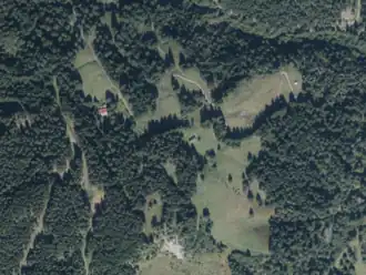 Krinalm aus der Vogelperspektive