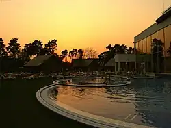 Außenbereich der Therme