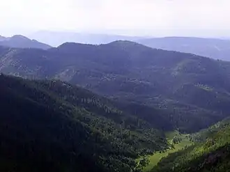 Blick von der Przełęcz między Kopami