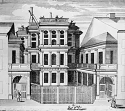 Sternwarte des Herrn von Kroseck in Berlin, 1710