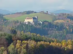 Fernansicht des Schlosses von Südosten