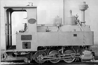 Feldbahn-Lokomotive FB 4 der k.u.k Heeresfeldbahn