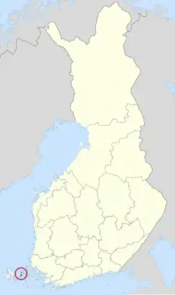 Lage von Kumlinge in Finnland