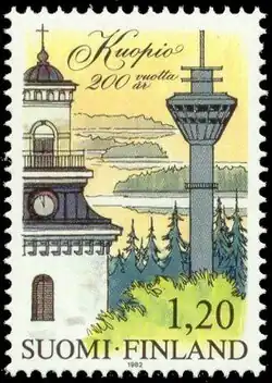 Briefmarke 1982 anlässlich 200&nbsp;Jahre Kuopio