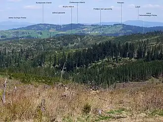 Gipfel mit Tatra im Hintergrund