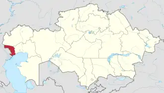 Lage in Kasachstan