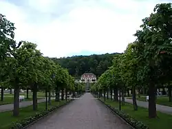 Kurpark mit Blick auf Fürstenhof